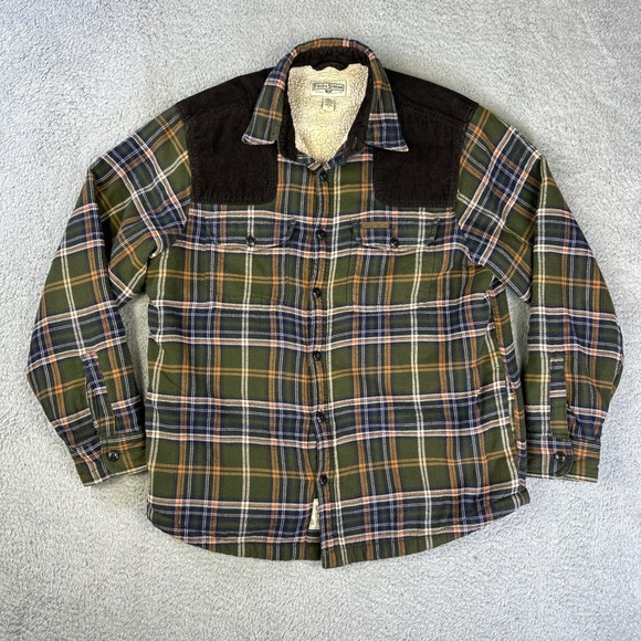 Field & Stream Other - Field & Stream Green Plaid Military Jacket